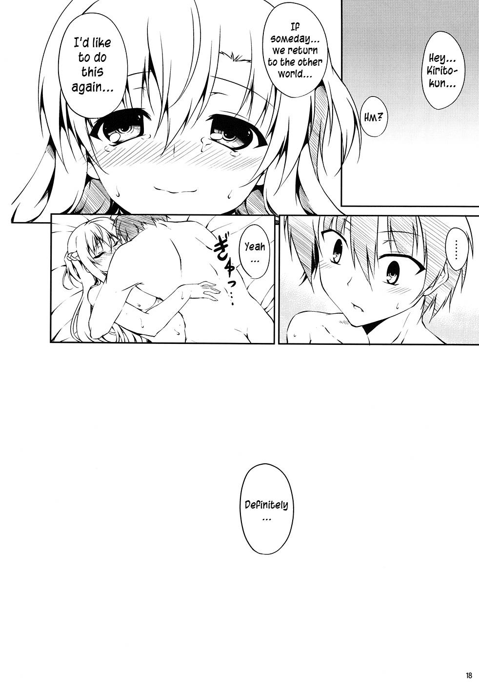Hentai Manga Comic-That's right, Asuna is my XX-Read-17